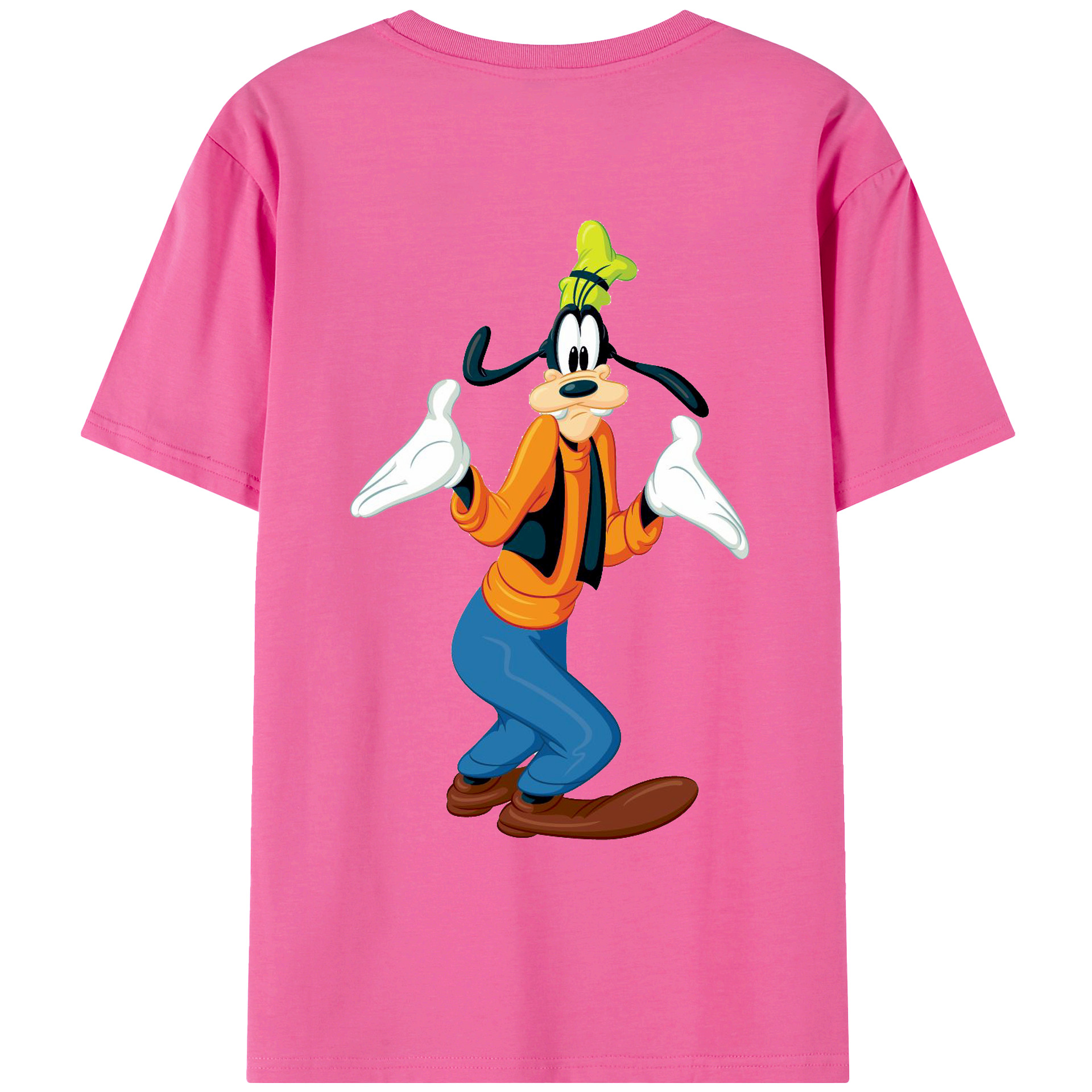 （画像用） ミッキーマウス Mickey Mouse レディース半袖Tシャツ(バックプリント)
